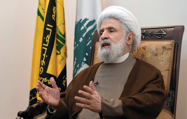 מזכ''ל חיזבאללה נעים קאסם. ייקח לו זמן לבנות אמון / צילום: ap, Bilal Hussein מזכ''ל חיזבאללה נעים קאסם. ייקח לו זמן לבנות אמון / צילום: ap, Bilal Hussein