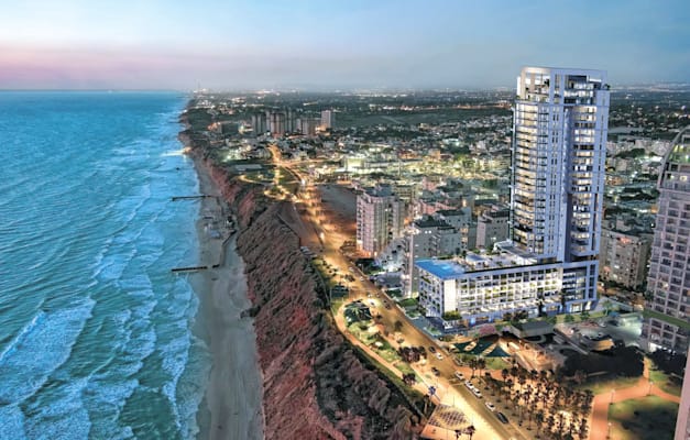 נתניה. דירות צמודות שחוברו לדירה אחת גדולה / הדמיה: fuzion נתניה. דירות צמודות שחוברו לדירה אחת גדולה / הדמיה: fuzion