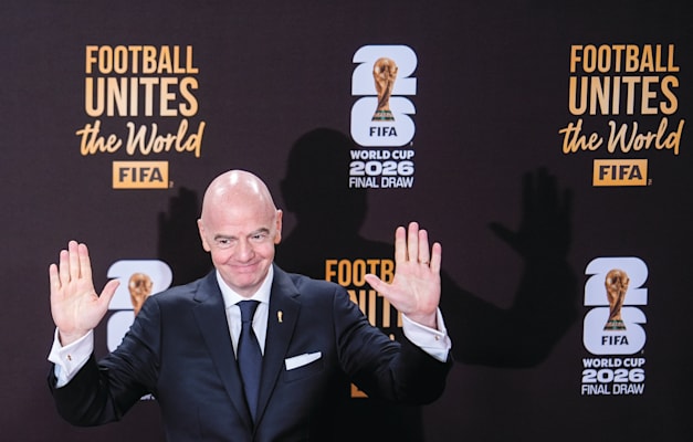 נשיא פיפ''א ג'אני אינפנטינו. המונדיאל הפך לאירוע ההישרדות שלו / צילום: ap, Julia Demaree Nikhinson