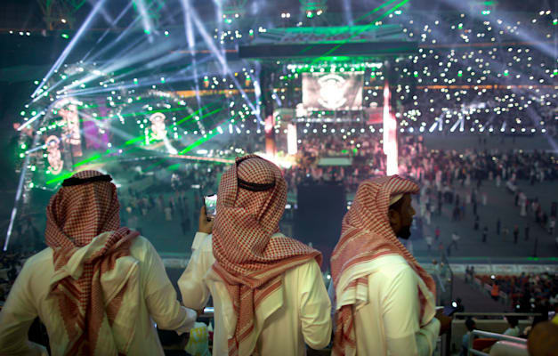 המתקן ל''רויאל ראמבל'' בריאד / צילום: ap, Amr Nabil המתקן ל''רויאל ראמבל'' בריאד / צילום: ap, Amr Nabil