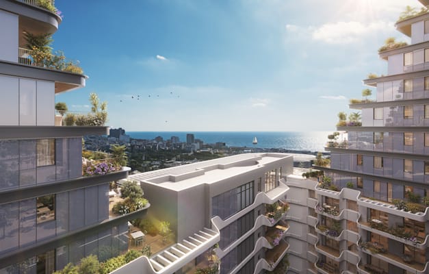 פרויקט ''זוהי תל אביב'' בשדה דב של לוינשטין, מטרופוליס ומבנה / הדמיה: 3dvision