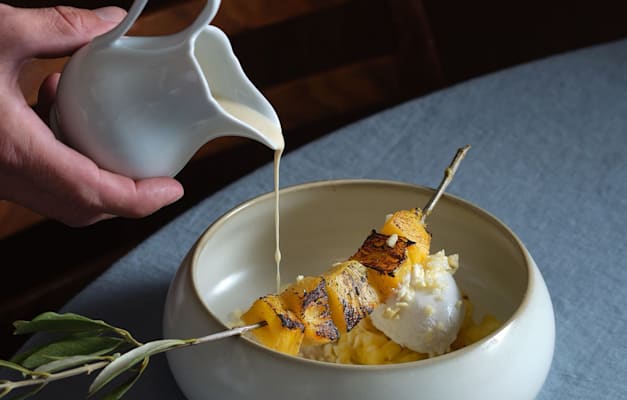 קינוח האננס / צילום: אסף קרלה