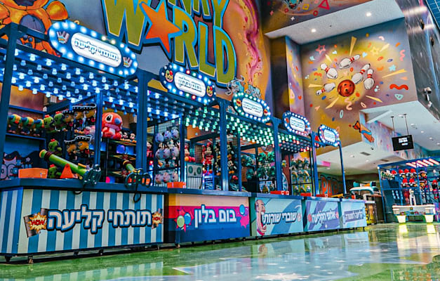 סניך של רשת המשחקיות פאנקי וורלד / צילום: דוד גולדשטיין