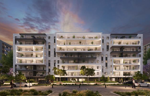 סיטי פרויקטים, הפרויקט ברחוב אלי כהן 14 בבת ים / הדמיה: משרד מנו אדריכלים