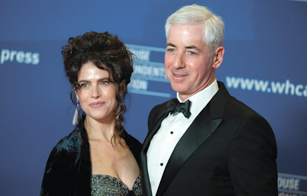 נרי אוקסמן ובן זוגה ביל אקמן / צילום: Reuters, Annabelle Gordon/Sipa USA