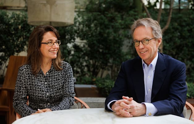 הארטלי רוג'רס, יו''ר המילטון ליין, ולימור בקר, מנכ''לית המילטון ליין ישראל / צילום: זיו קורן