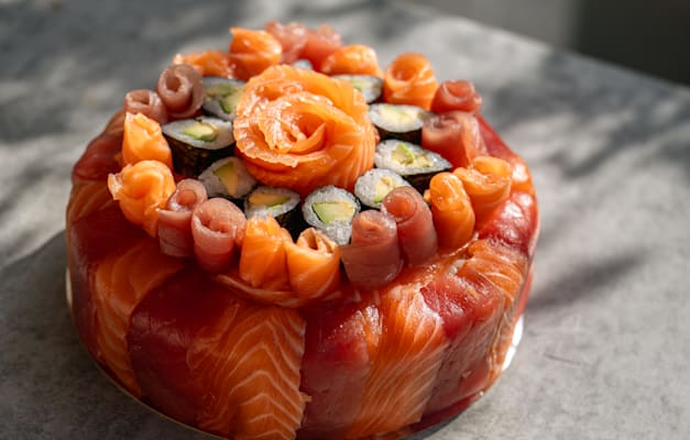 עוגת סושי / צילום: בר משה עוגת סושי / צילום: בר משה