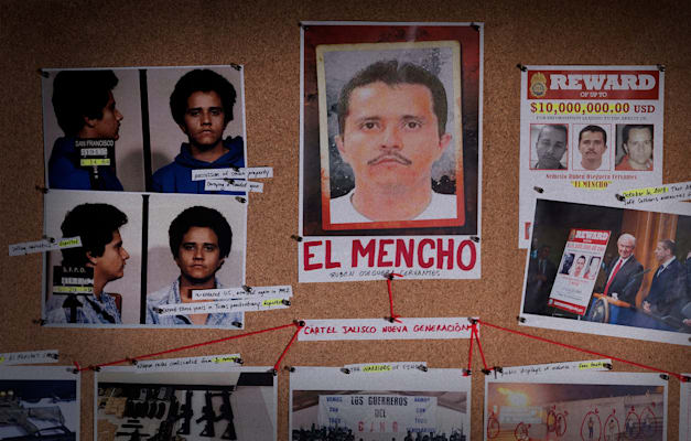 נמסיו אוסגרה סרוונטס (''אל מנצ'ו'') / צילום: Reuters, USA TODAY Network נמסיו אוסגרה סרוונטס (''אל מנצ'ו'') / צילום: Reuters, USA TODAY Network