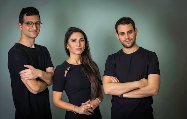 מייסדי זפרן בן סרי (מימין), ישר ושניר הבדלה. ''אין שום גרסת AI שמצליחה להחליף אותנו'' / צילום: אריק סולטן