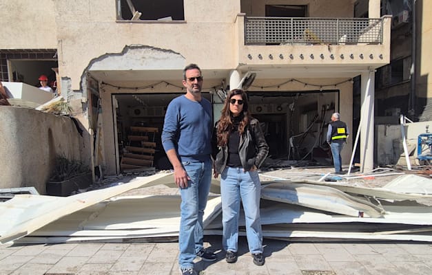 חגית גרציאני, שבית הקפה שלה נהרס / צילום: אלה לוי-וינריב