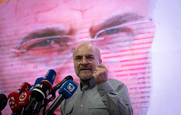 יו''ר הפרלמנט האיראני מוחמד באקר קאליבאף / צילום: Reuters, Morteza Nikoubazl