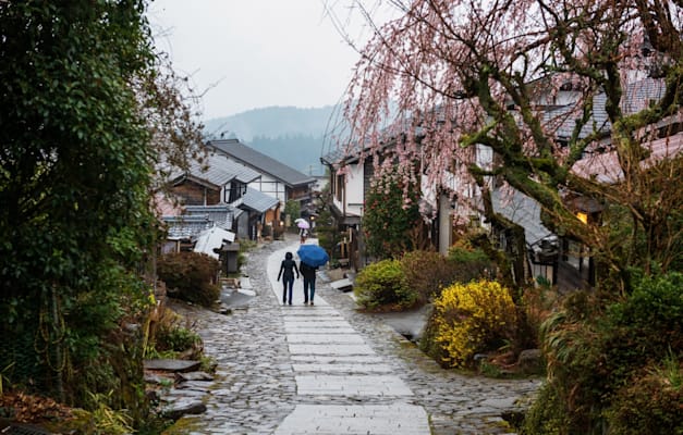 בתים מסורתיים באחד מפרוורי יפן / צילום: Shutterstock