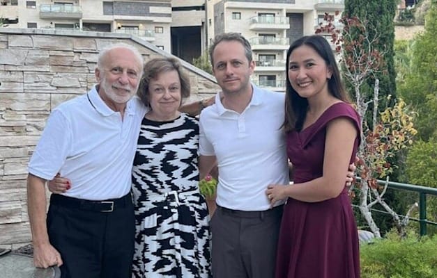 לוסיל ג'יין, דימה גרשוביץ', לנה אוסטרובסקי וולדימיר גרשוביץ׳ / צילום: באדיבות המשפחה