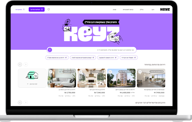 פלטפורמת KEYZ / צילום: יח''צ Keyz פלטפורמת KEYZ / צילום: יח''צ Keyz