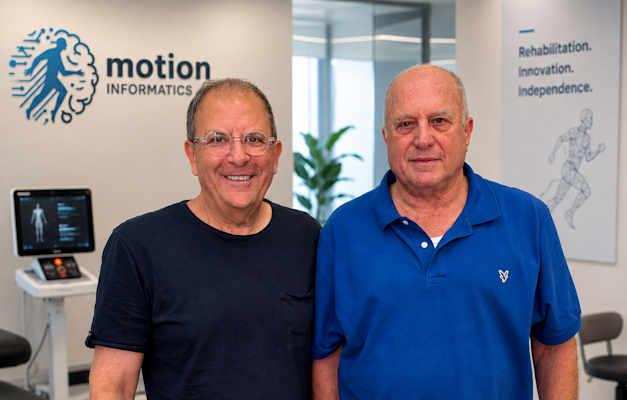 מימין לשמאל: עמיר אורן, מייסד Motion Informatics וד''ר גארי שגיב, מנכ''ל Motion Informatics / צילום: באדיבות Motion Informatics מימין לשמאל: עמיר אורן, מייסד Motion Informatics וד''ר גארי שגיב, מנכ''ל Motion Informatics / צילום: באדיבות Motion Informatics
