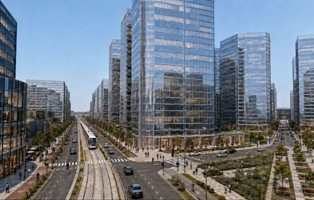 מתחם 4 ההסתדרות-האשלג, מפרץ חיפה / הדמיה: כהן וינד אדריכלות ותכנון ערים מתחם 4 ההסתדרות-האשלג, מפרץ חיפה / הדמיה: כהן וינד אדריכלות ותכנון ערים