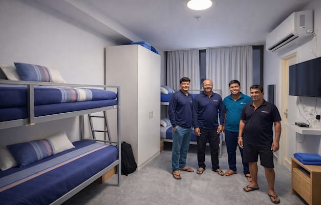 מגורים של Living עבור עובדים זרים בישראל / צילום: באדיבות Living מגורים של Living עבור עובדים זרים בישראל / צילום: באדיבות Living