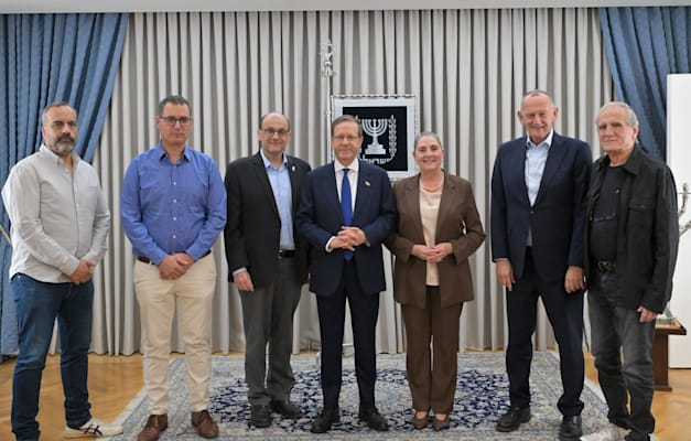 הקרנת הסרט ''המשמרת'' בבית הנשיא / צילום: התאגיד הקרנת הסרט ''המשמרת'' בבית הנשיא / צילום: התאגיד