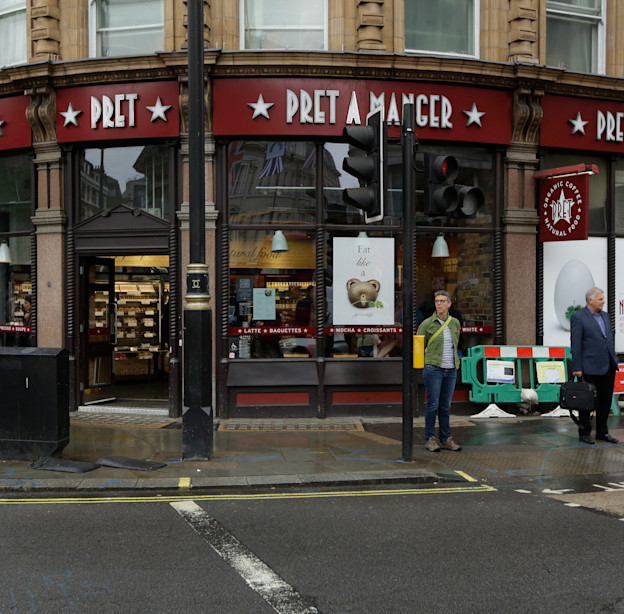 סניף של Pret a Manger בלונדון / צילום: ap, Matt Dunham