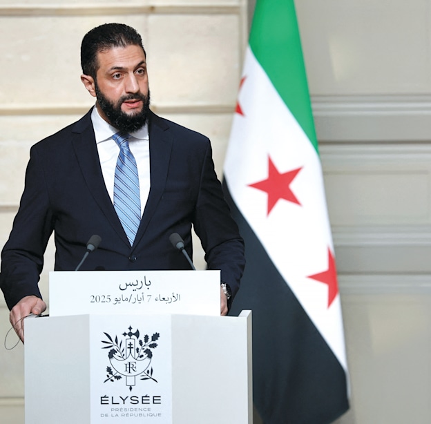 נשיא סוריה אחמד א־שרע / צילום: ap, Stephanie Lecocq