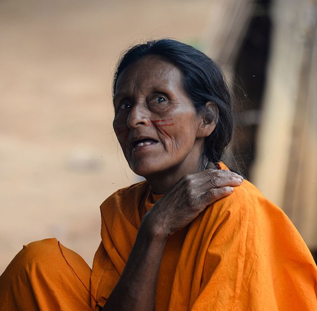 אישה מצ'יגנגית במחוז פנגואה בפרו / צילום: אדוארד קרטיס, ויקיפדיה