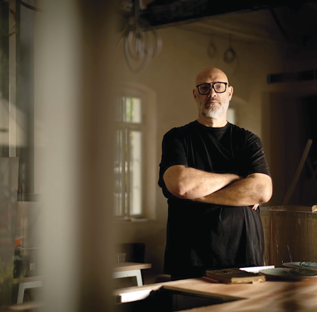 "מושיק רוט. ''אני צריך כל יום לרוץ ולנצח את המאה מטר'' / צילום: אסף קרלה"