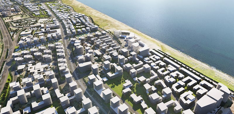 תכנית המתאר לצפון מערב העיר ת''א / 3700 / הדמיה: יח''צ