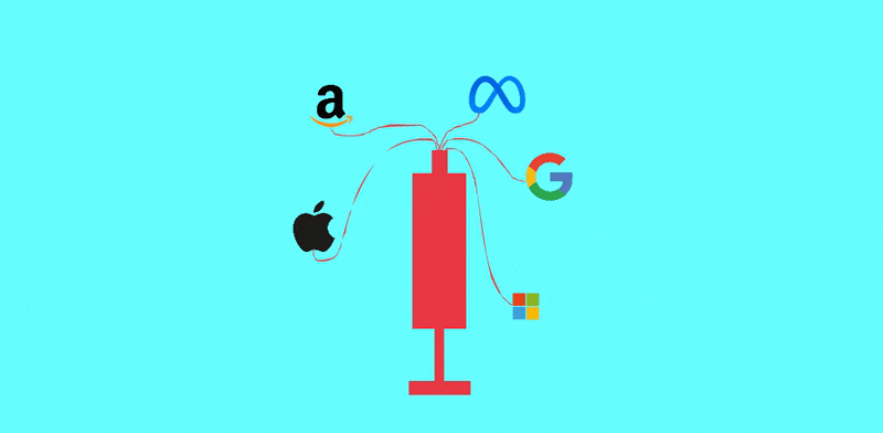 ענקיות הטק. הדוחות חשפו בעיה קריטית / אילוסטרציה: טלי בוגדנובסקי