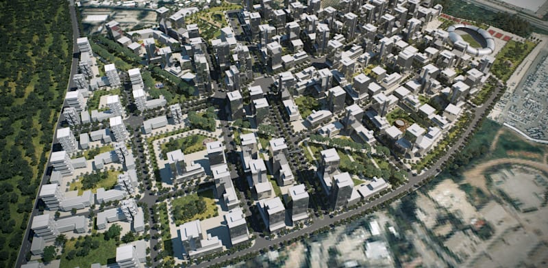 תוכנית מתחם צריפין / הדמיה: משרד קולקר-קולקר אפשטין אדריכלים