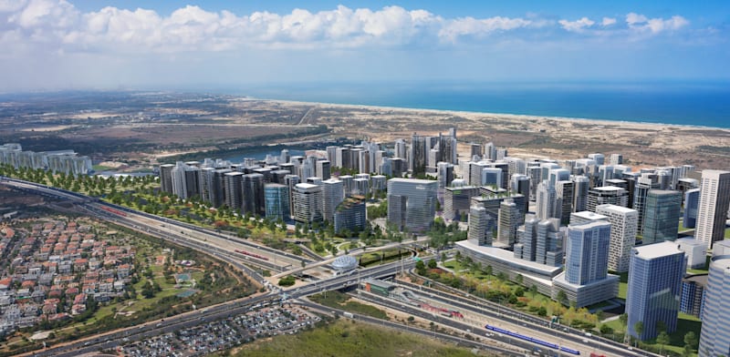 מתחם האלף לאחר שיושלם / הדמיה: טוטם הדמיות