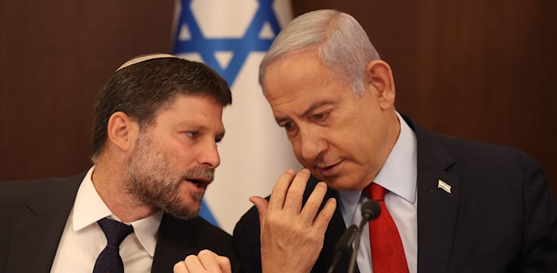ראש הממשלה בנימין נתניהו ושר האוצר בצלאל סמוטריץ' / צילום: עמית שאבי - ידיעות אחרונות