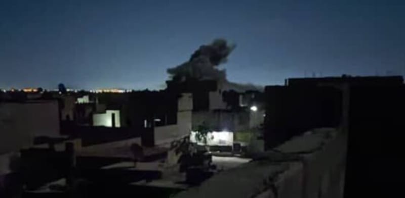 תקיפה אווירית בסוריה במרץ / צילום: נלקח מרשתות חברתיות לפי סעיף 27 א' לזכויות יוצרים