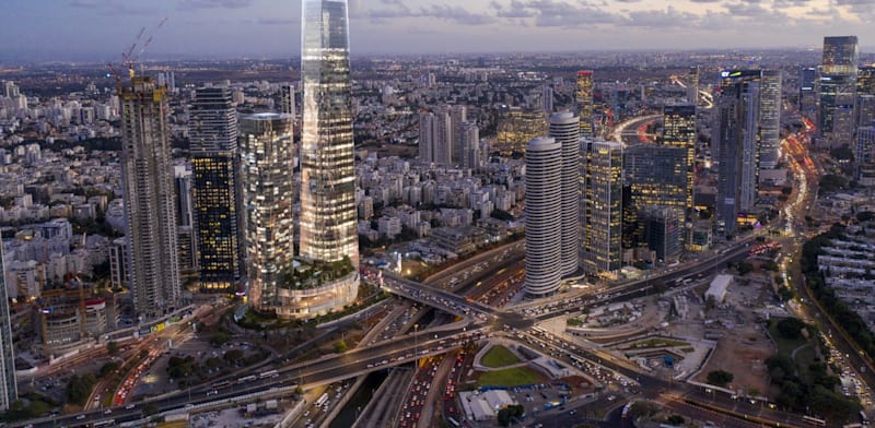 פרויקט BEYOND גבעתיים על גבול תל אביב / הדמיה: סטודיו 84