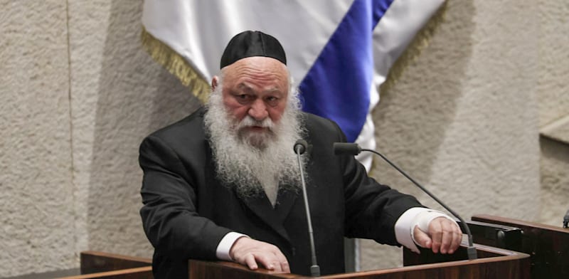 שר הבינוי והשיכון יצחק גולדקנופף / צילום: דני שם-טוב, דוברות הכנסת