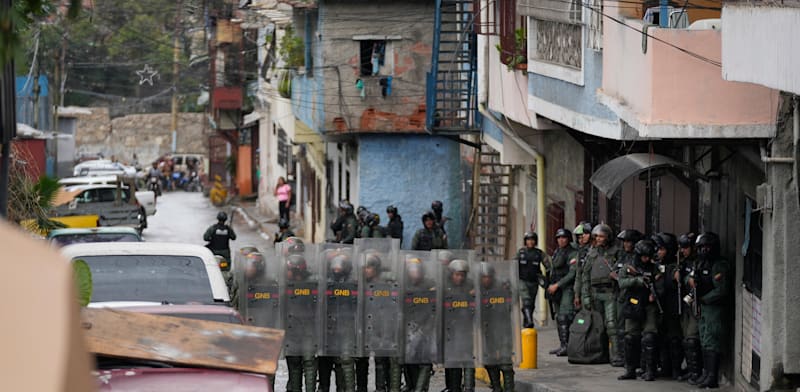 המחאות בוונצואלה מדוכאות ביד קשה / צילום: ap, Fernando Vergara