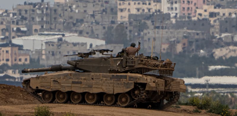 כוחות צה''ל בעזה / צילום: ap, Ariel Schalit