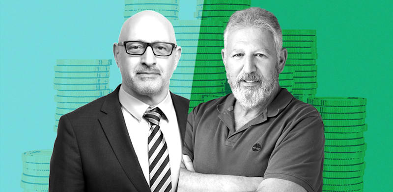גילעד אלטשולר, מנכ''ל אלטשולר שחם, ויוסי לוי, מנכ''ל מור השקעות / צילומים: סם יצחקוב, יח''צ; עיבוד: טלי בוגדנובסקי