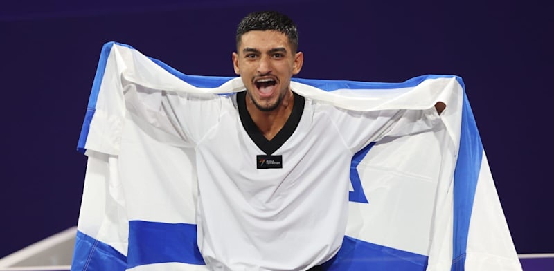 אסף יסעור, אחרי הזכייה בזהב / צילום: באדיבות הוועד הפראלימפי הישראלי