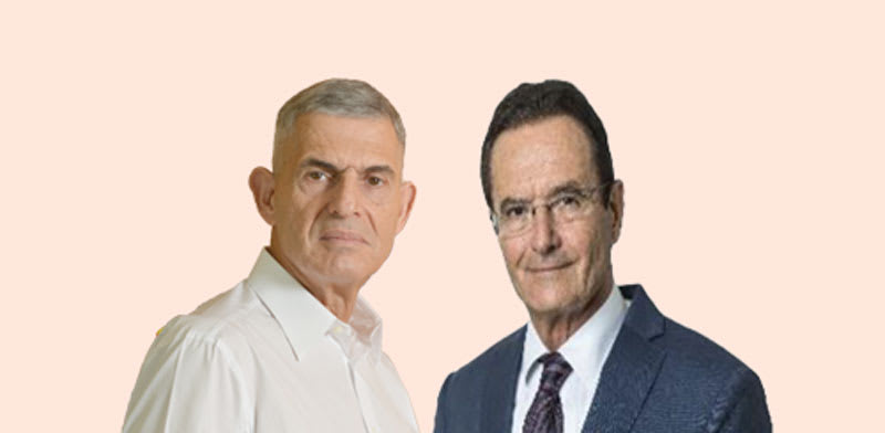שמואל חרל''פ  ואפרים שפיטלני / צילום: תמר מצפי; מתוך מצגת החברה