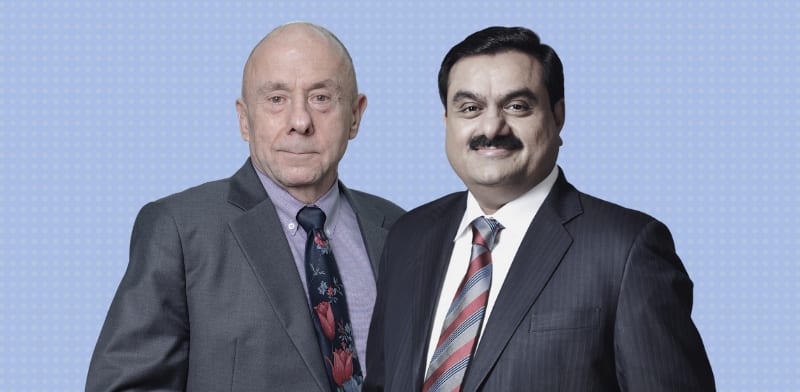 גאוטם אדאני וראסל אלוואנגר / צילום:  ענבל מרמרי, APSEZ