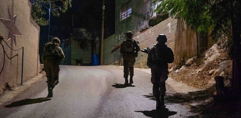 כוחות צה''ל בפעילות ביהודה ושומרון / צילום: דובר צה''ל