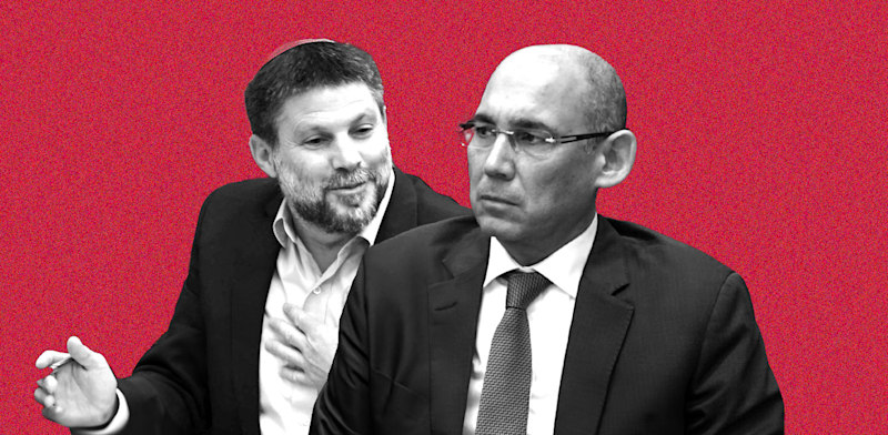 אמיר ירון, ובצלאל סמוטריץ' / צילומים: מארק ישראל סלם-הארץ, דני שם-טוב-דוברות הכנסת, עיבוד: טלי בוגדנובסקי
