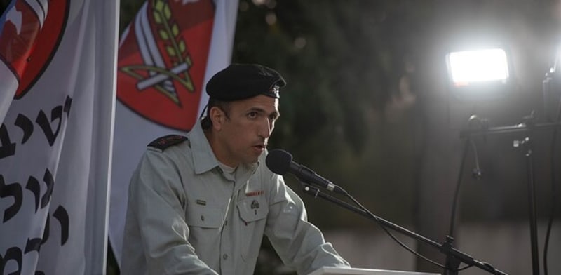 אל''מ אחסאן דקסה, מח''ט 401, שנפל בקרב בג'באליה / צילום: דובר צה''ל