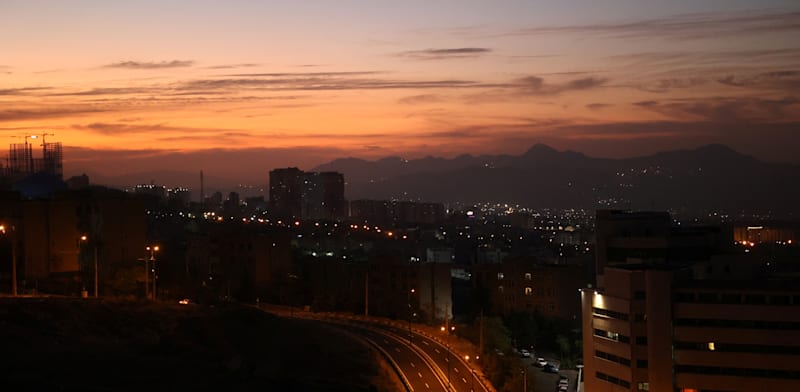 טהרן הבוקר, לאחר השמע ההפצצות / צילום: Reuters, Majid Asgaripour