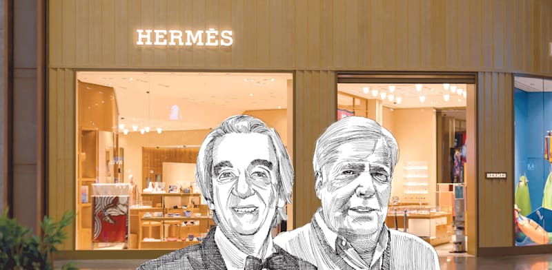 ניקולא פוש, היורש (ימין) ואריק פריימונד / אילוסטרציה: איורים: גיל ג'יבלי