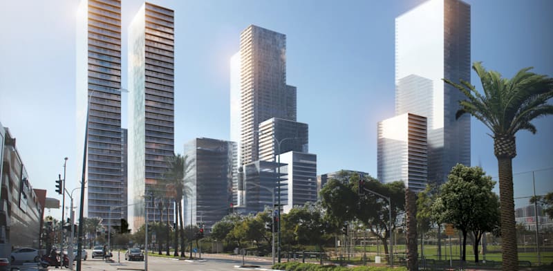 קריית שחקים בהרצליה / הדמיה: מתוך אתר רותם שני