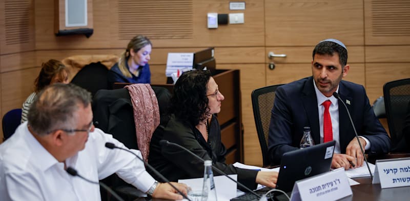 הדיון שמתקיים בשעה זו בוועדת הכלכלה בנושא התאגיד / צילום: דוברות הכנסת, נועם מושקוביץ