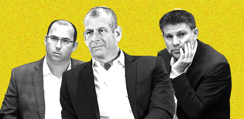 סמוטריץ', הייזלר, רוטמן / צילום: נועם מושקוביץ'/דוברות הכנסת, פוטו מרסלו אילת