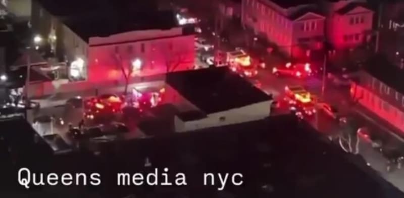 זירת הירי בקווינס | / צילום: לפי סעיף 27 א'