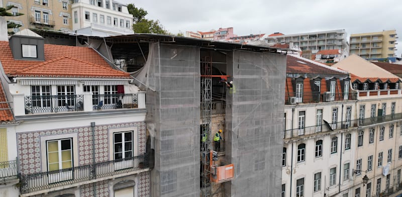 בנייה בפורטוגל. עלייה של 9% בשנה החולפת / צילום: Shutterstock